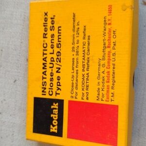 Kodak Instamatic Reflex CloseUp Lens Set